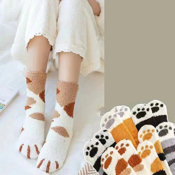 Cute Paw Floor Socks