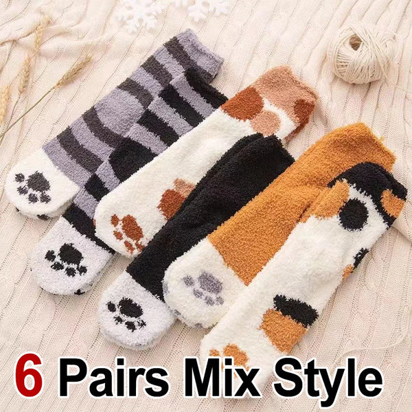 Cute Paw Floor Socks