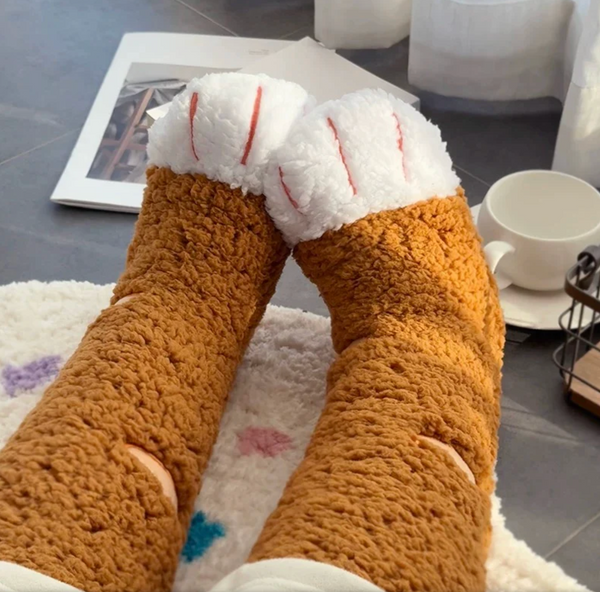 Cute Paw Floor Socks
