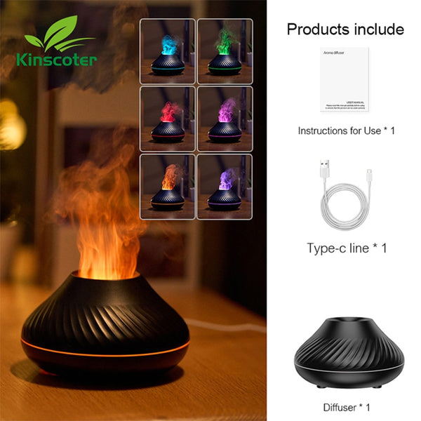 Volcanic Flame Aromatherapy Humidifier