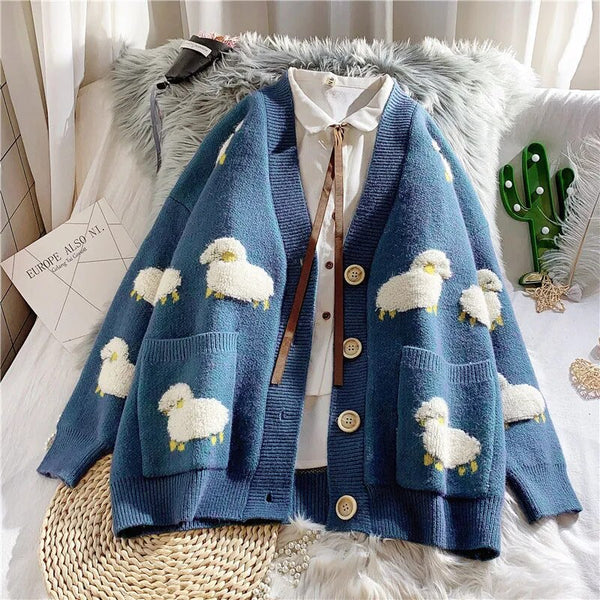 Premium Cozy Sheep Cardigan