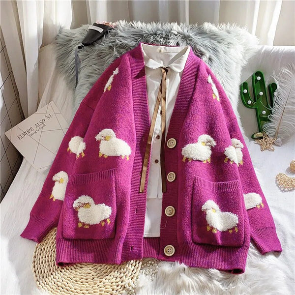 Premium Cozy Sheep Cardigan