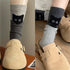 Peekaboo Cat Mid-Calf Socks