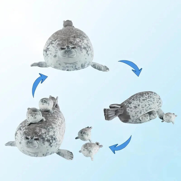Angry Chonky Seal Family