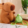Capybara With Turtle Backpack Plush