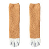Fuzzy Cat Paw Socks