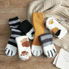 Fuzzy Cat Paw Socks