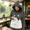 Warm Thick Fleece Unisex Hoodie Winter Breathable Streetwear Pullover With Pet Carrier Pocket For Small Dog Cat Men Women