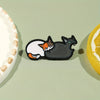 Cat Enamel Brooch Pin