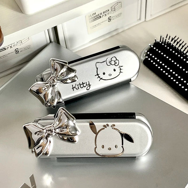Folding Hair Comb Hair Styling With Mirror