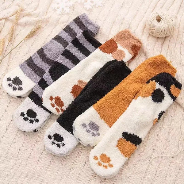 Cute Paw Floor Socks
