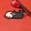 Cat Enamel Brooch Pin