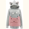 Warm Thick Fleece Unisex Hoodie Winter Breathable Streetwear Pullover With Pet Carrier Pocket For Small Dog Cat Men Women