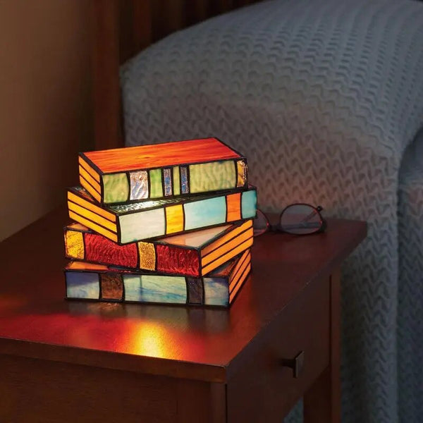 Stacked Books Lamp