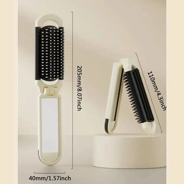 Foldable Comb Mirror Set