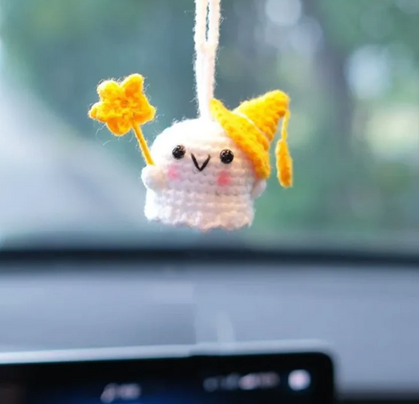 Hanging Crochet Ghost