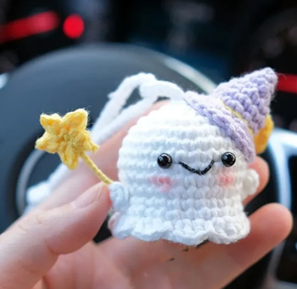 Hanging Crochet Ghost