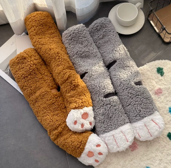 Cute Paw Floor Socks