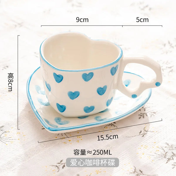 250ML Heart Shaped Mug