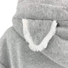 Warm Thick Fleece Unisex Hoodie Winter Breathable Streetwear Pullover With Pet Carrier Pocket For Small Dog Cat Men Women