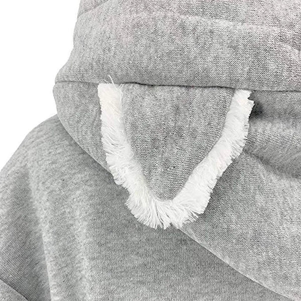 Warm Thick Fleece Unisex Hoodie Winter Breathable Streetwear Pullover With Pet Carrier Pocket For Small Dog Cat Men Women
