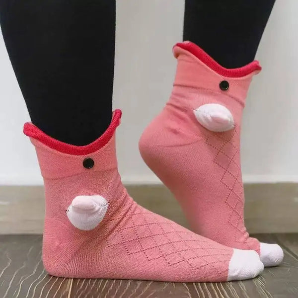 Wool Knitted Animal Socks