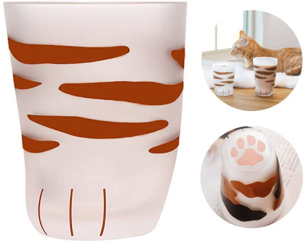 Fancy Paw Glass Cup