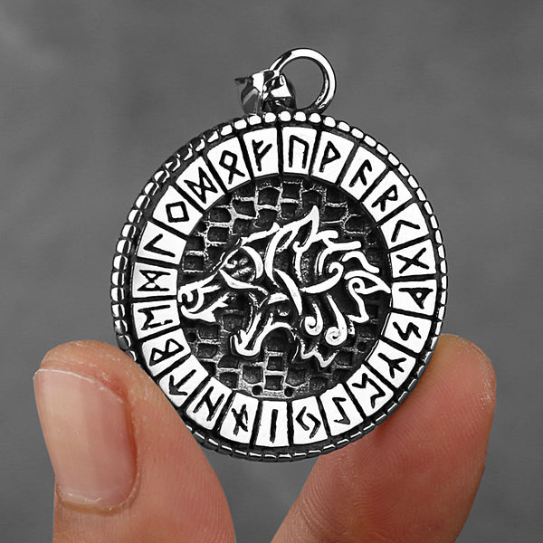 Vikings Wolf Fenrir Necklace