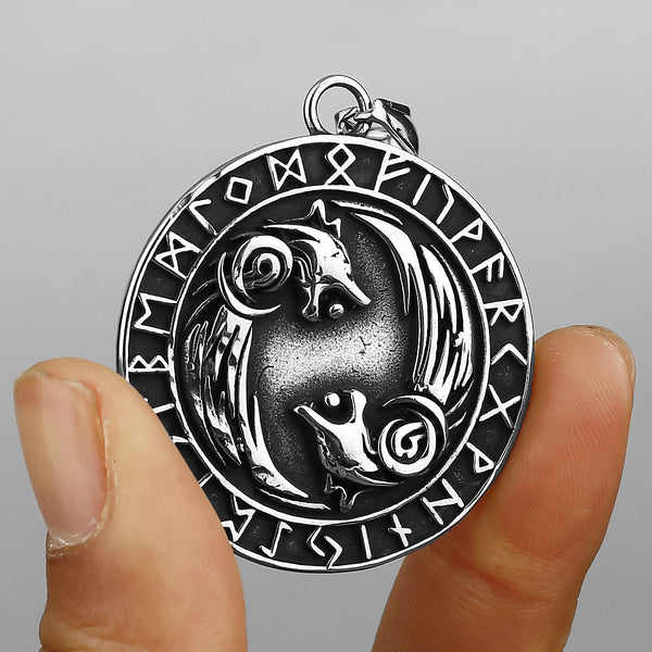 Vikings Wolf Fenrir Necklace