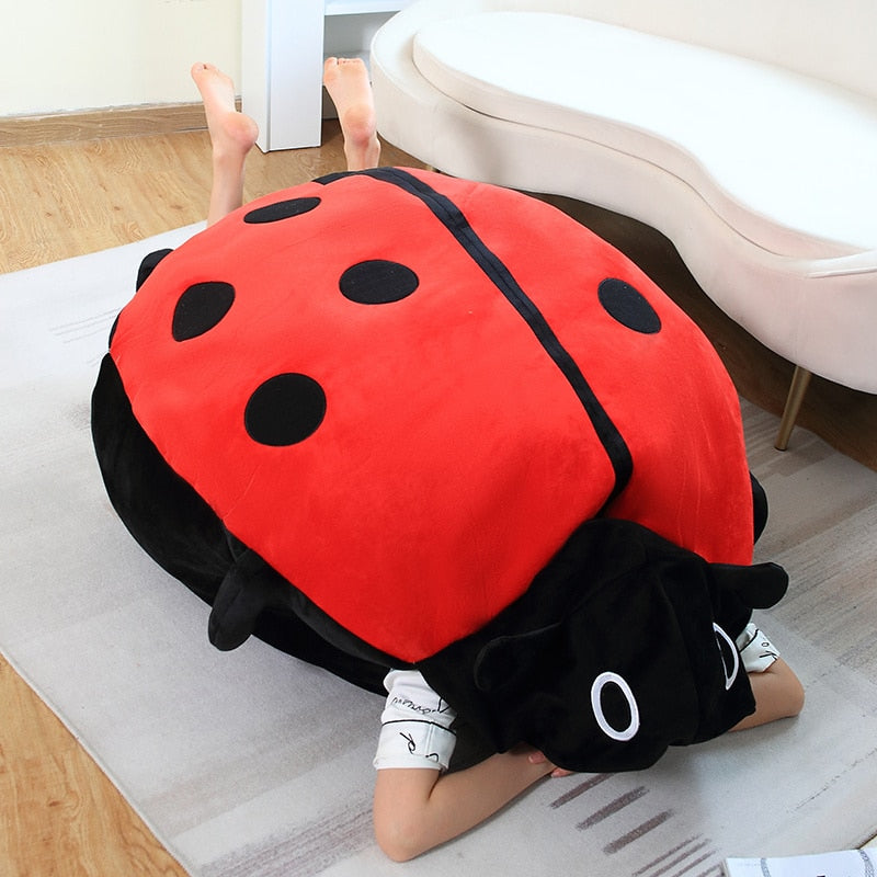 Wearable Stuffed Ladybug Shell | StarkTrends