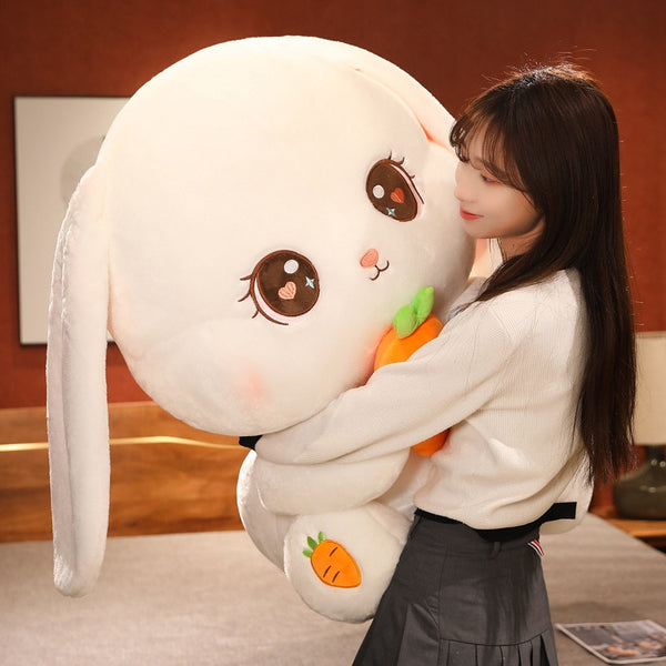 Long Ear Rabbit Carrot Plush