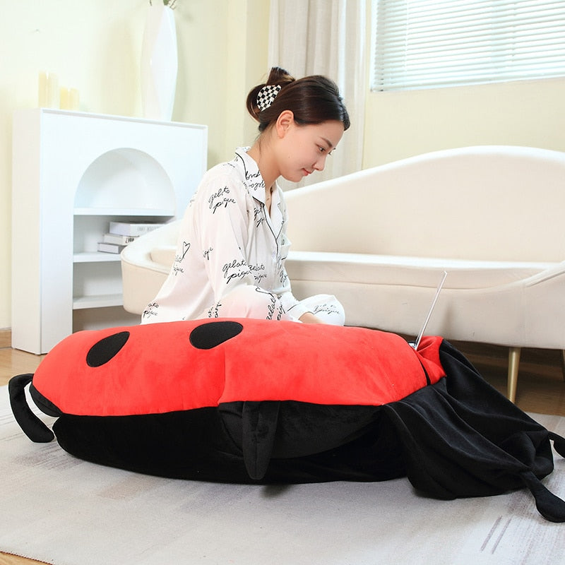 Shell Less Ladybug Wearable Stuffed Ladybug Shell | StarkTrends