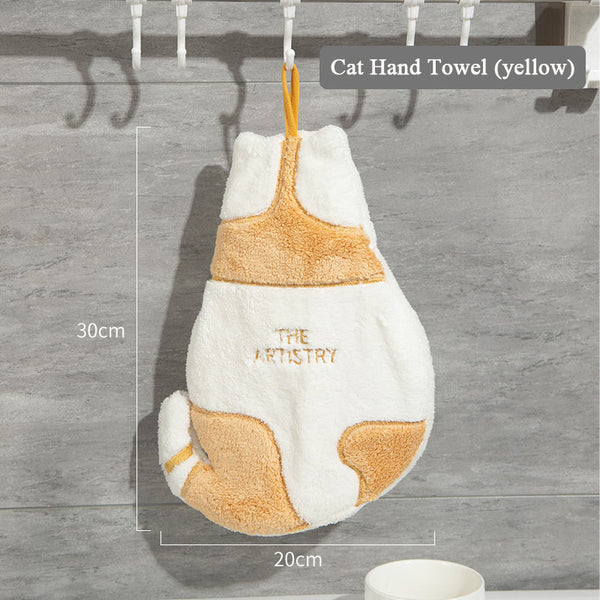 Cat Hand Towel