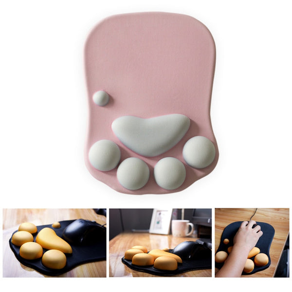 Memory Foam Sponge Paw Mouse Pads