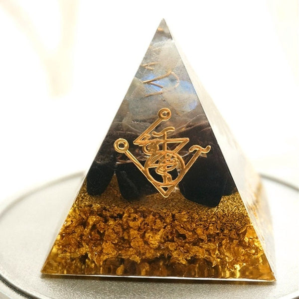 Orgonite Natural Crystal Pyramid
