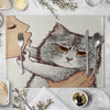 Cat Linen Table Mat