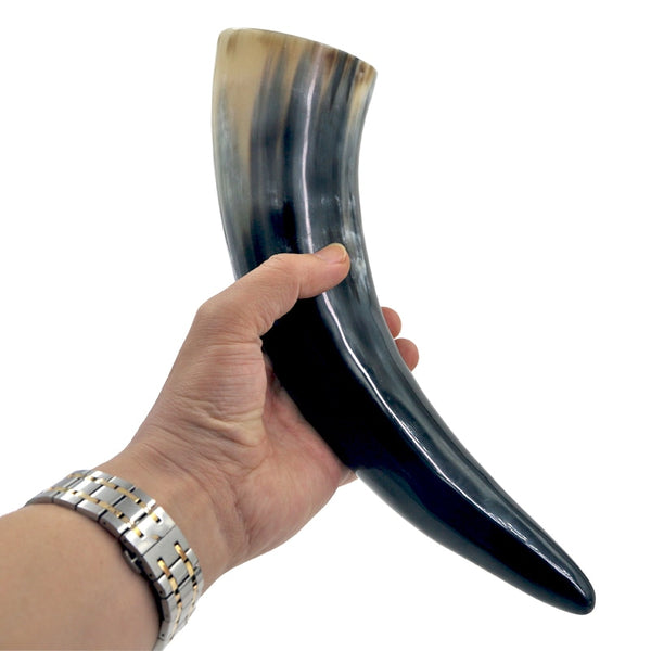 Viking Drinking Horn Mug with Stand