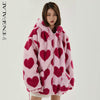 Heart Hooded Cotton Coat