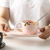 Ceramic Cat Mug Set With Tea Spoon