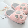 Fuzzy Paw Plush Slippers