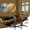 Earth Moon 360° Projection Lamp